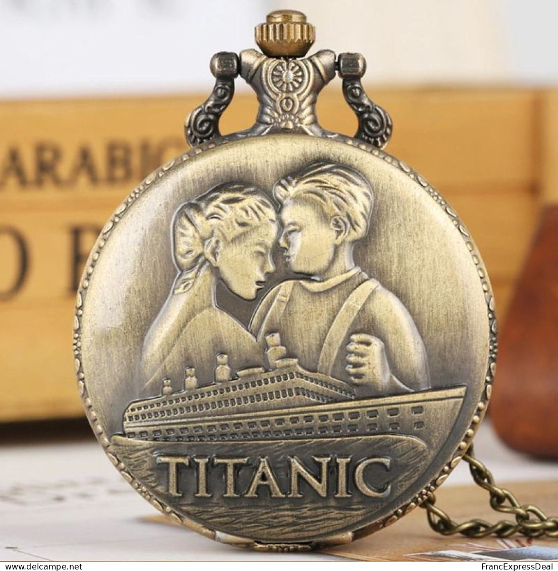 Montre Gousset NEUVE - RMS Titanic Jack Dawson Et Rose Dewitt Bukater - Orologi Da Polso