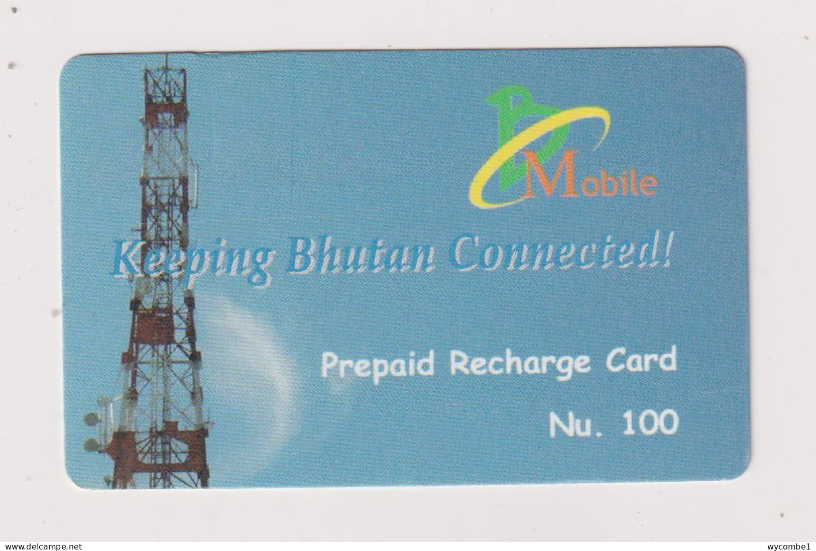 BHUTAN -  Communication Mast Remote  Phonecard - Bután