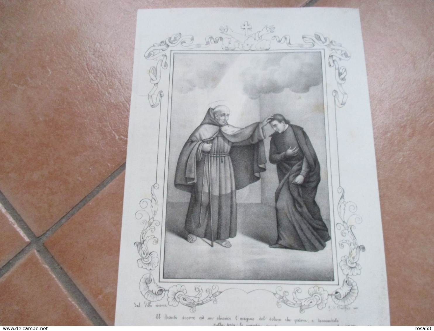 Religione CRISTIANESIMO Stampa Epoca S.Alfonso M.Liguori Art. XXIII P.142 Sal.Villi Editore G.D'Onofrio Dis. - Religiöse Kunst