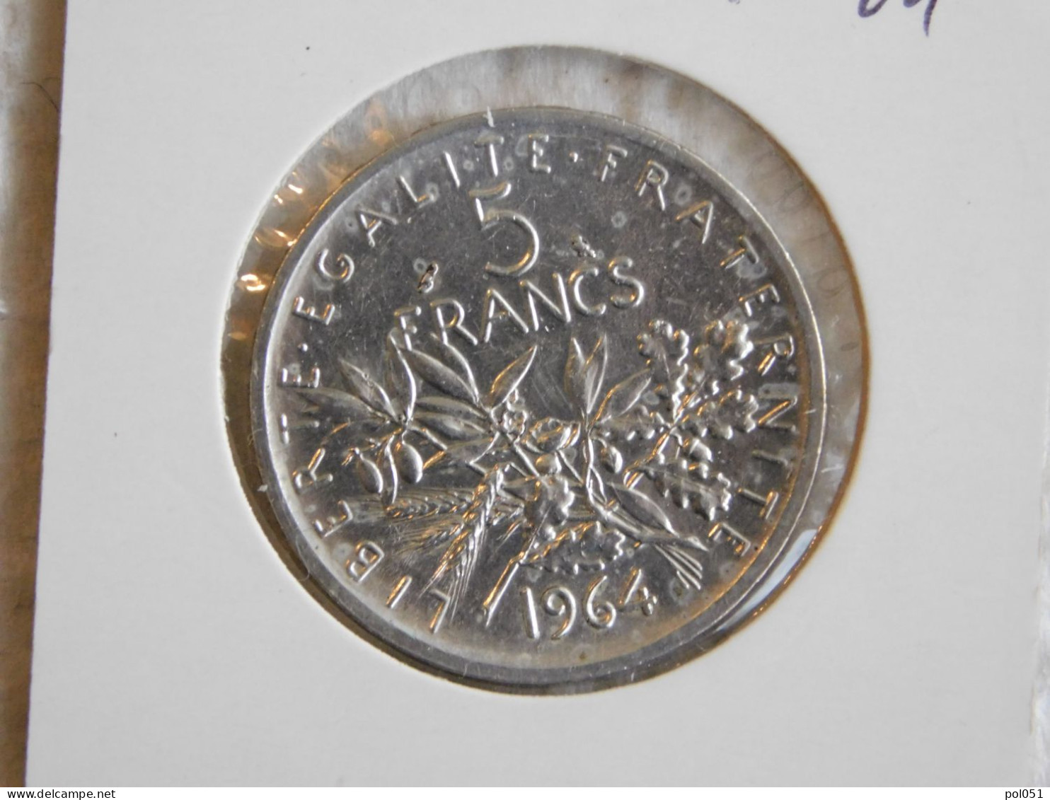 France 5 Francs 1964 SEMEUSE (899) Argent Silver - 5 Francs