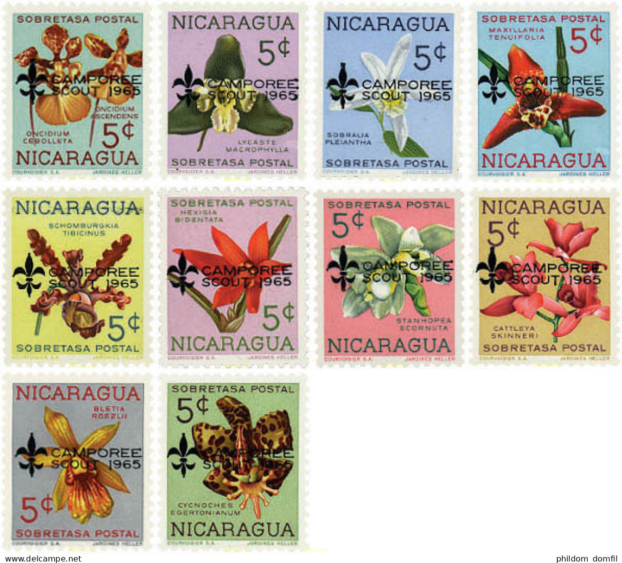 94652 MNH NICARAGUA 1965 JAMBOREE NACIONAL - Nicaragua