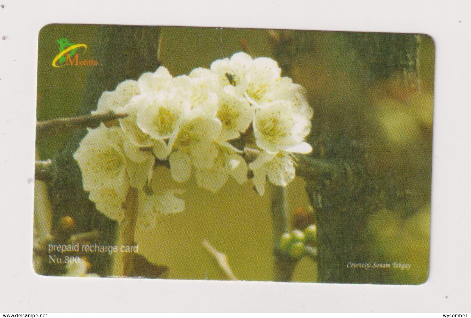 BHUTAN -  Blossom Remote  Phonecard - Butan