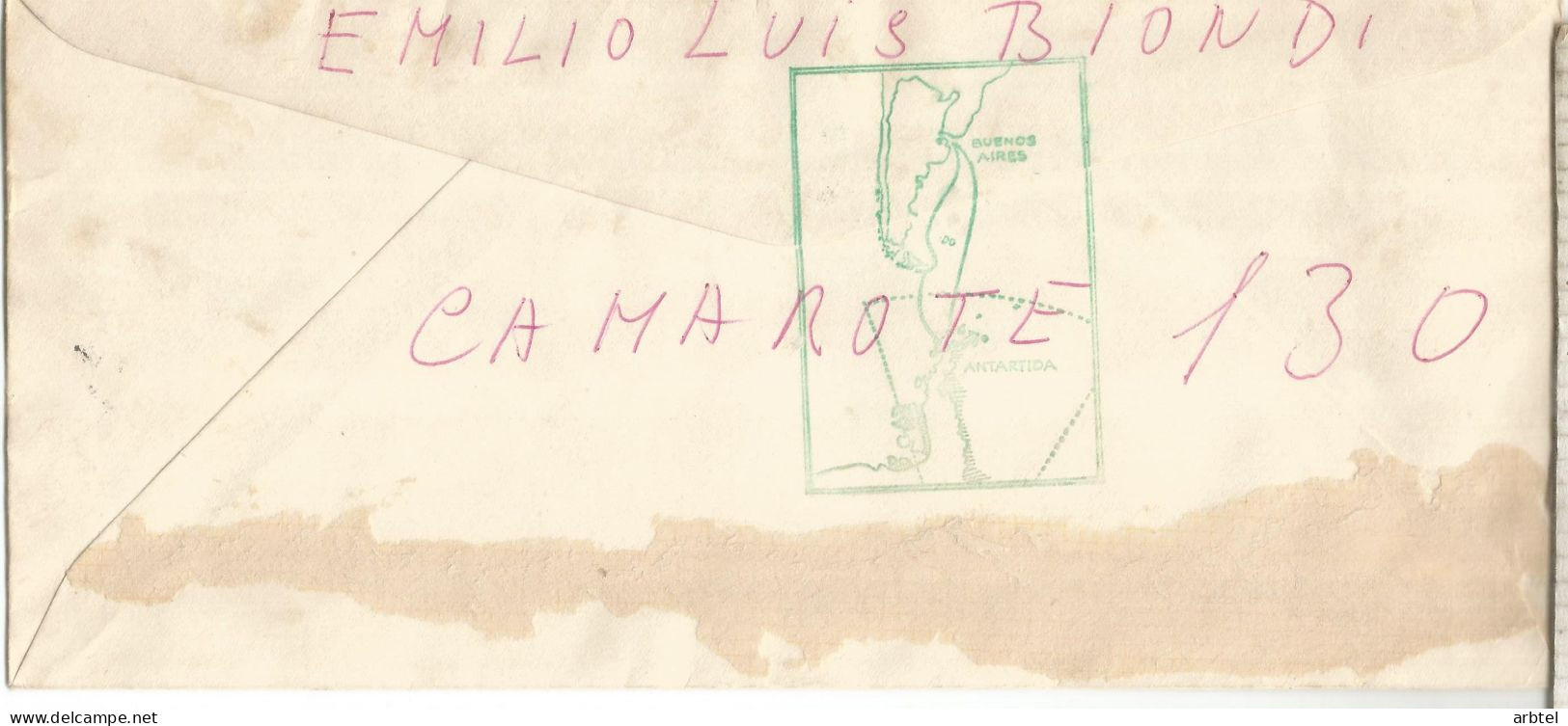ANTARTIDA ANTARCTIC ARGENTINA CRUCERO TURISTICO MN RIO TUNUYNAN 1971 BALLENA WHALE - Polareshiffe & Eisbrecher