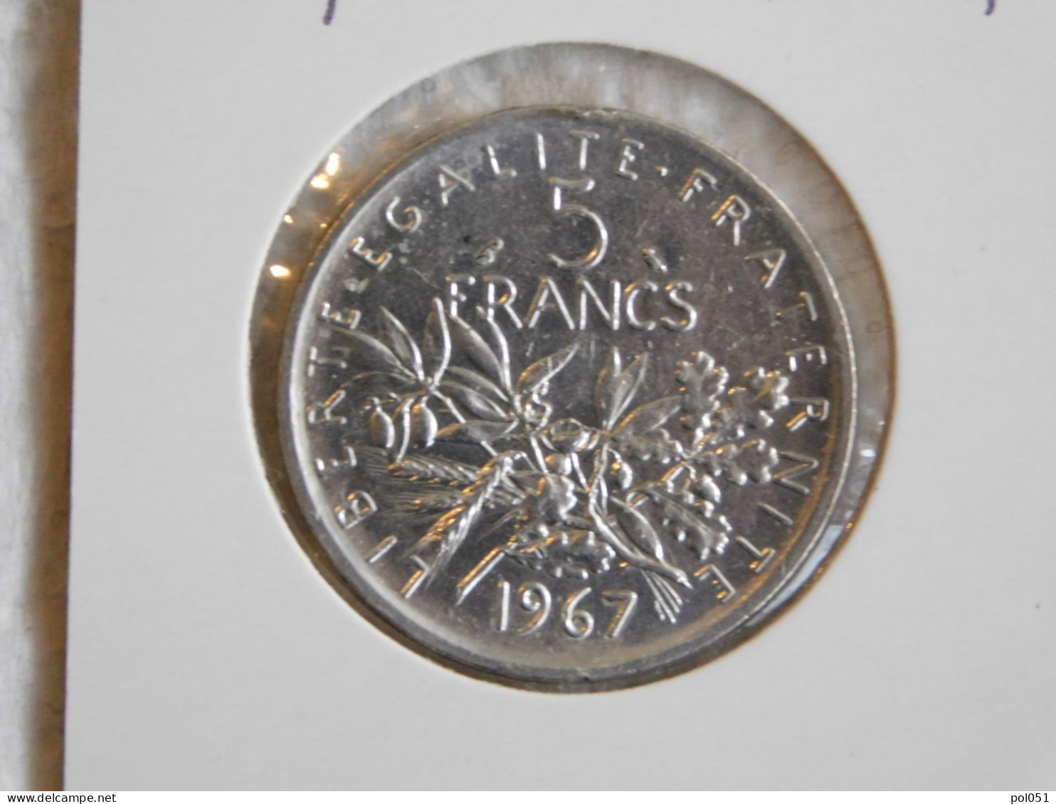 France 5 Francs 1967 SEMEUSE (902) Argent Silver - 5 Francs