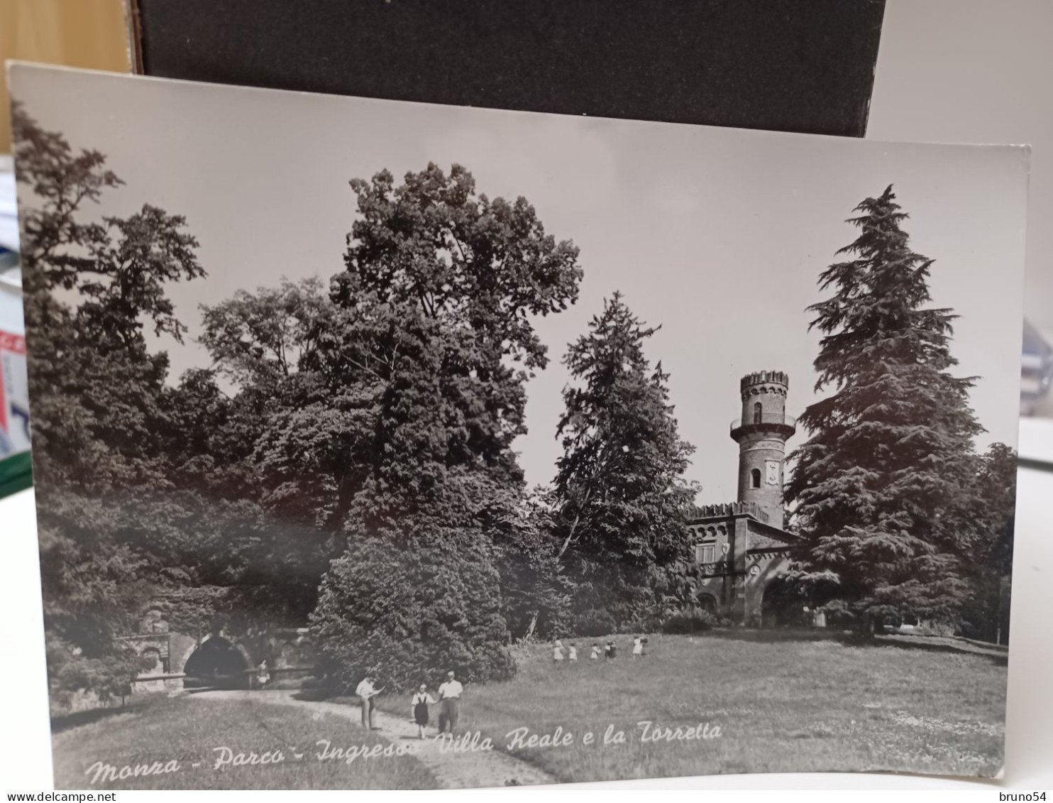 Cartolina Monza ,parco Ingresso ,Villa Reale E La Torretta 1967 - Monza