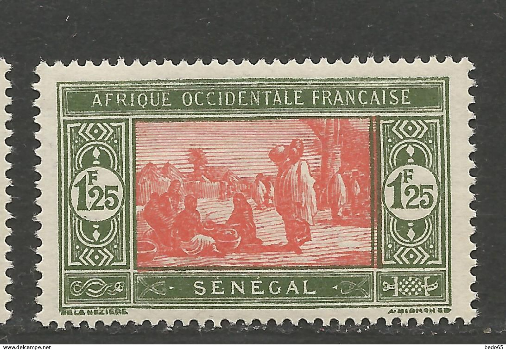 SENEGAL N° 107A NEUF* TRACE DE CHARNIERE  / Hinge / MH - Unused Stamps