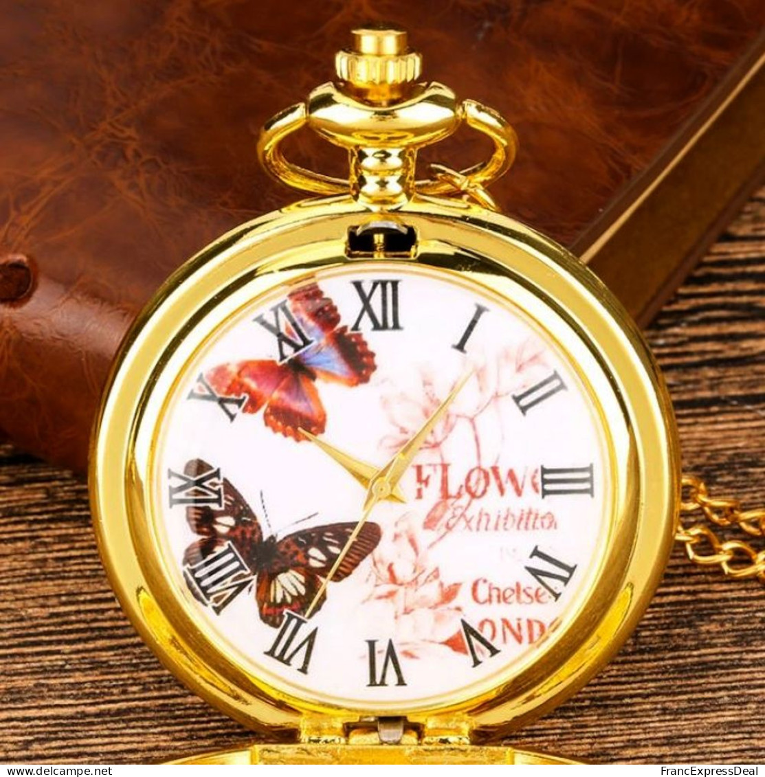 Montre Gousset NEUVE - Papillons Butterflies - Horloge: Zakhorloge