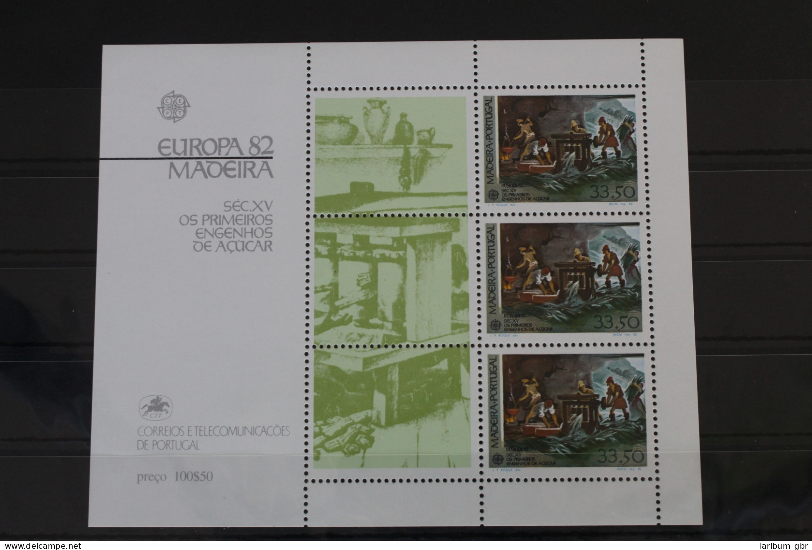 Portugal Madeira Block 3 Mit 77 Postfrisch #VJ944 - Madère
