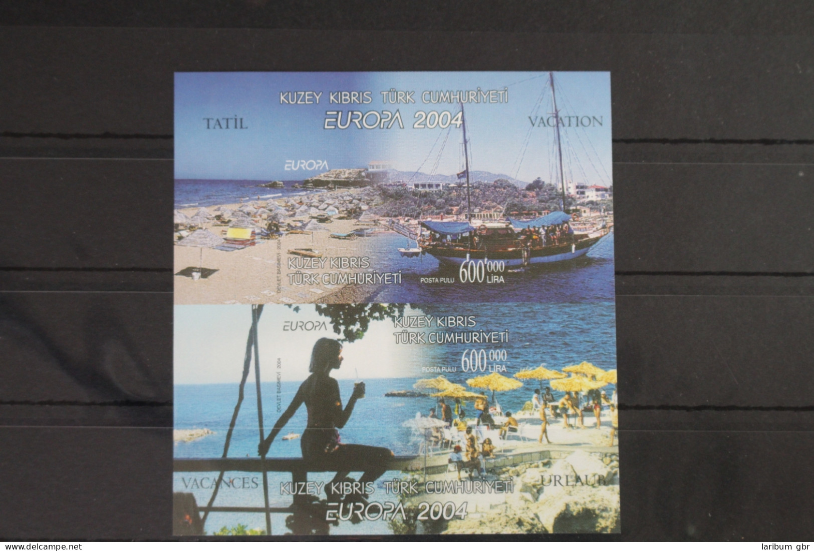 Türkisch-Zypern Block 22 B Mit 598-599 Postfrisch Europa Ferien #VU484 - Used Stamps