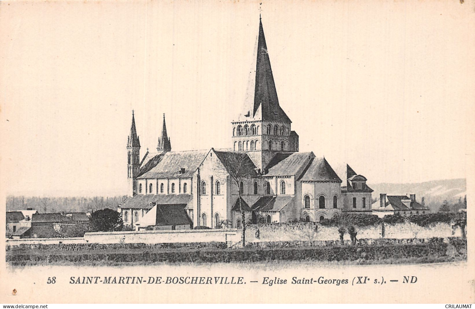 76-SAINT MARTIN DE BOSCHERVILLE-N°5183-H/0031 - Saint-Martin-de-Boscherville