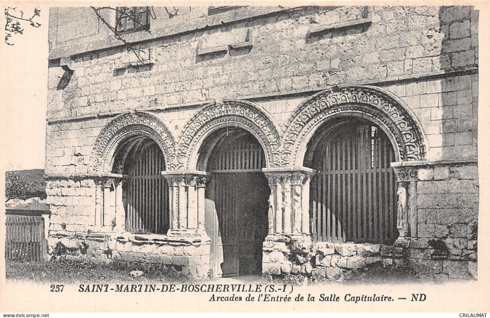 76-SAINT MARTIN DE BOSCHERVILLE-N°5183-H/0027 - Saint-Martin-de-Boscherville