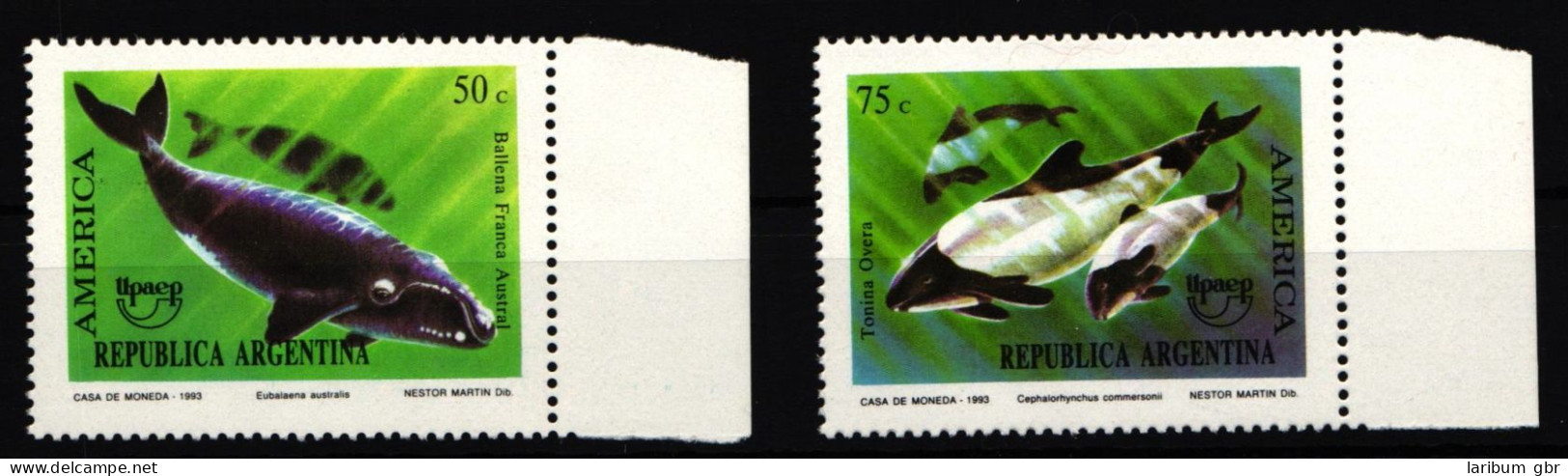 Argentinien 2190-2191 Postfrisch Naturschutz Wale #HD747 - Autres & Non Classés