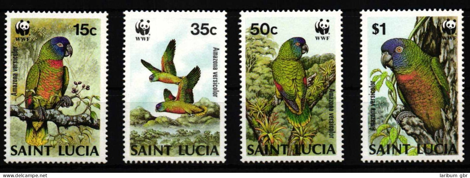 St. Lucia 909-912 Postfrisch WWF #HQ576 - St.Lucie (1979-...)