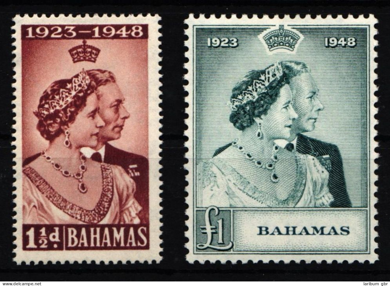 Bahamas 153-154 Postfrisch König Georg VI. Und Königin Elisabeth #IQ720 - Bahama's (1973-...)