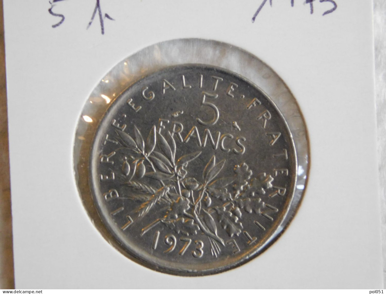 France 5 Francs 1973 SEMEUSE (908) - 5 Francs
