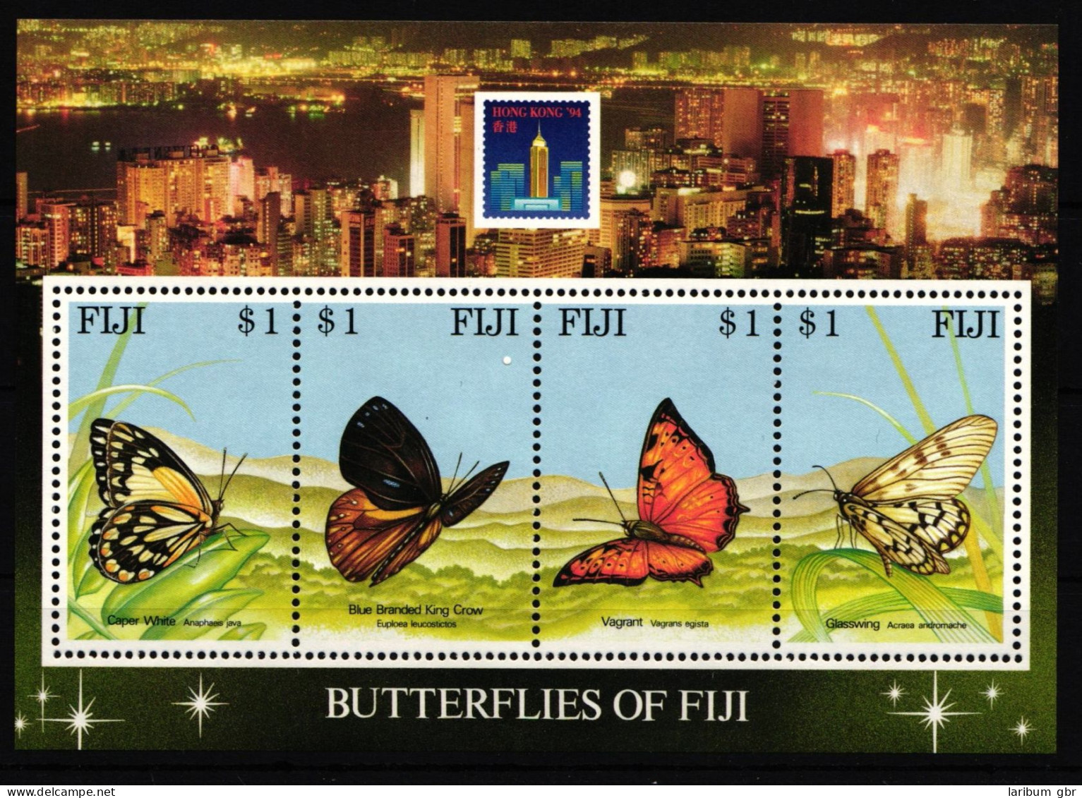 Fidschi Block 111 Postfrisch Schmetterling #IQ553 - Fidji (1970-...)