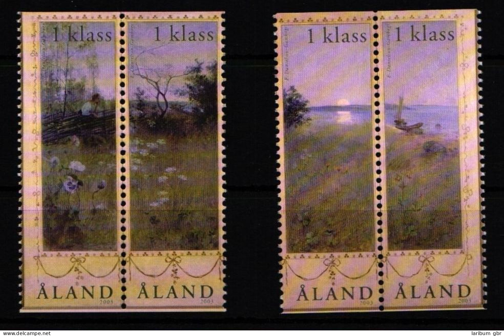 Aland 219-222 Postfrisch Sommerlandschaft #IR180 - Ålandinseln