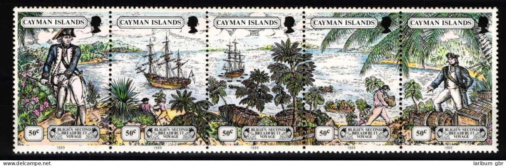 Kaimaninseln 618-622 Postfrisch Fünferstreifen / Schifffahrt #JH799 - Cayman Islands