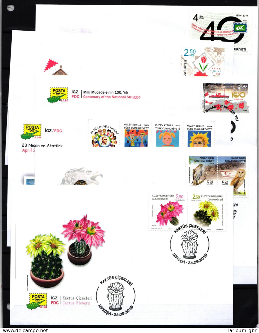 Türk. Zypern Jahrgang 2019 Gestempelt Als FDC/ Ersttagsbrief #JI992 - Used Stamps