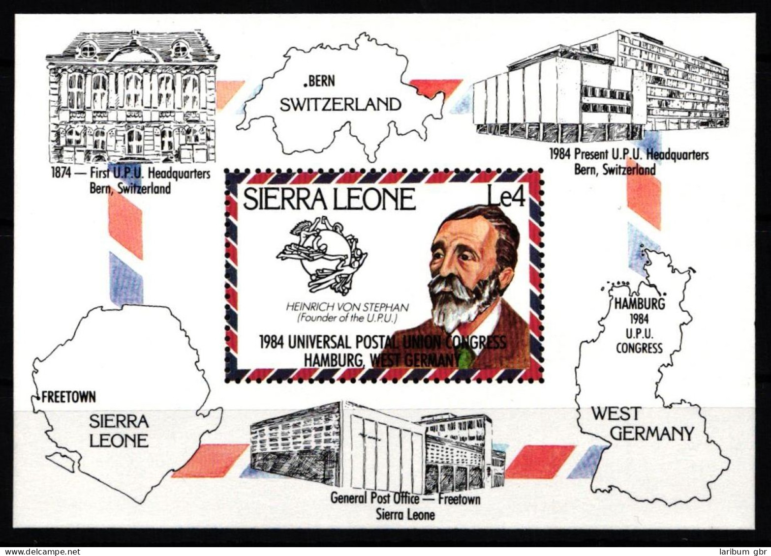 Sierra Leone Block 46 Postfrisch #KA383 - Sierra Leone (1961-...)