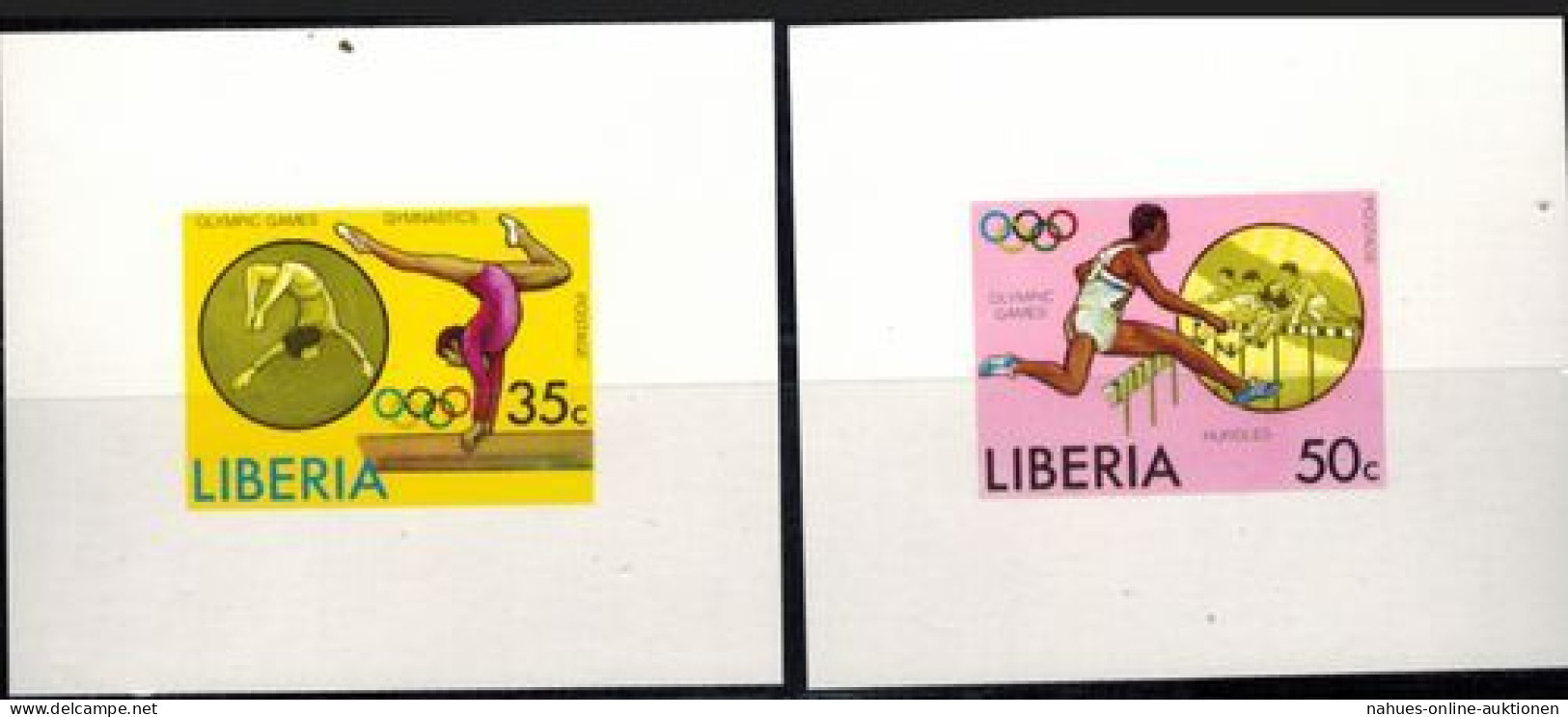 Afrika Liberia 990-995 B Olympia Sport Sommerspiele Montreal Sonderblocksatz - Liberia