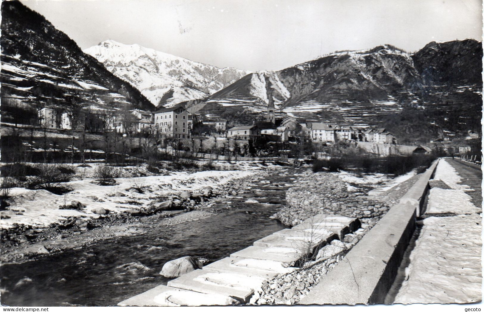 Vue Générale En 1955 - Saint-Etienne-de-Tinée