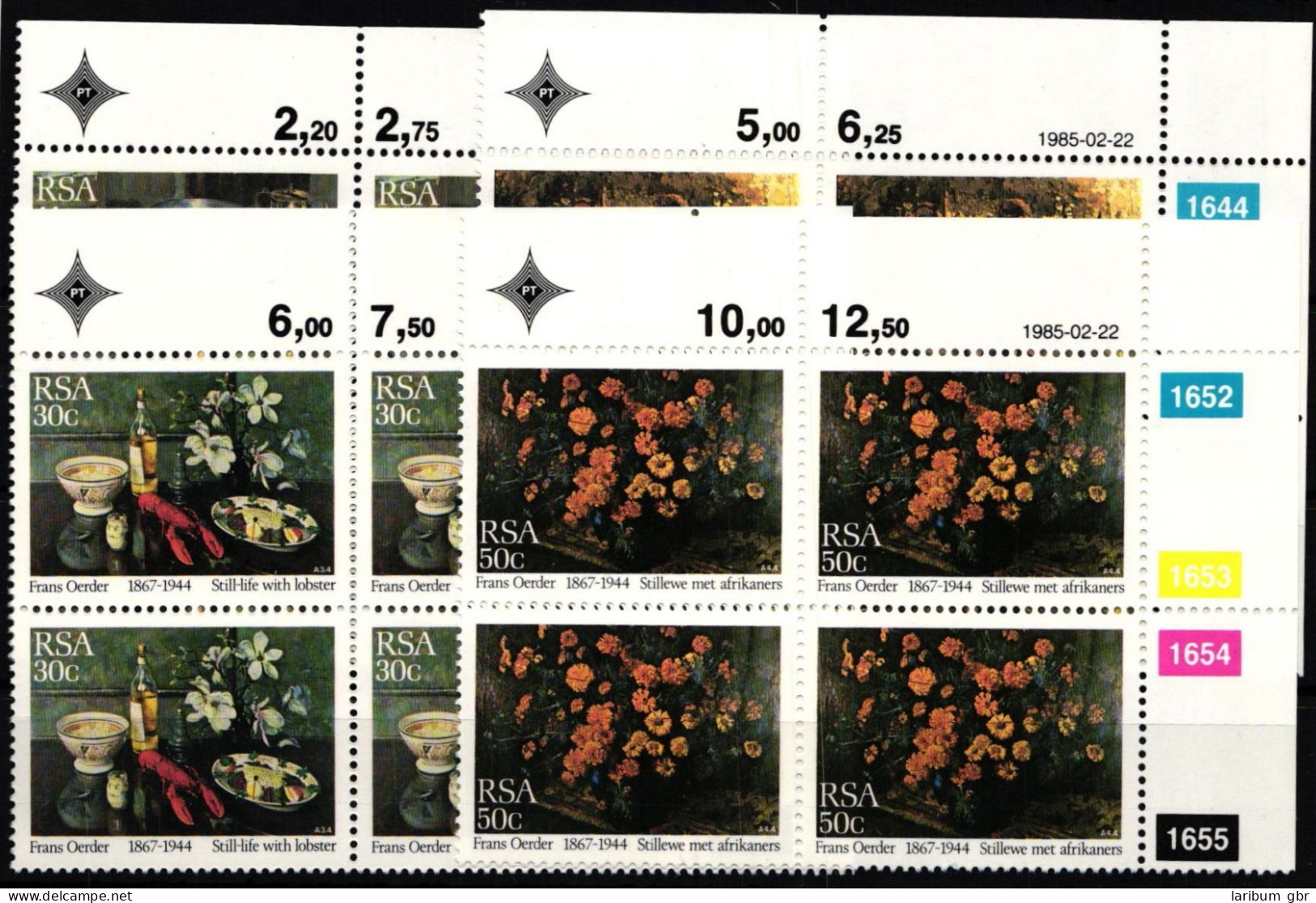 Südafrika 665-668 Postfrisch Als Viererblock Mit Eckrand #JO466 - Sonstige & Ohne Zuordnung