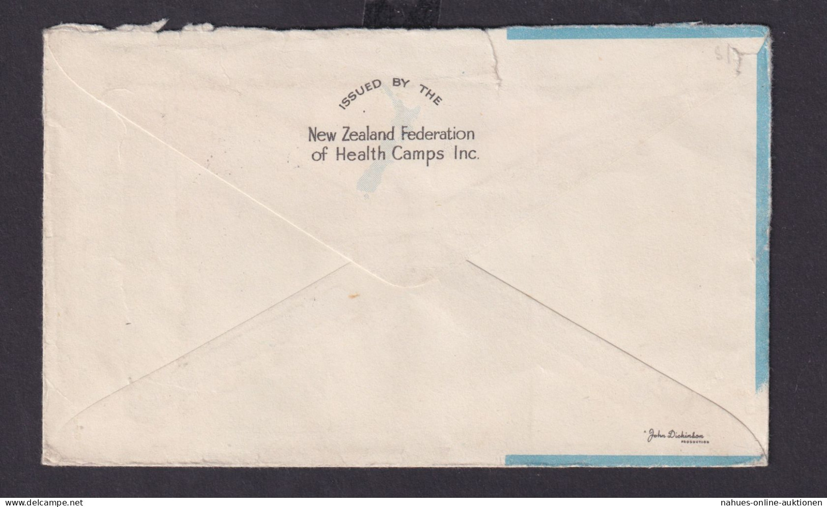 Neuseeland Brief 317-318 Gesundheit Destination Claudelands N Mainz Children - Cartas & Documentos