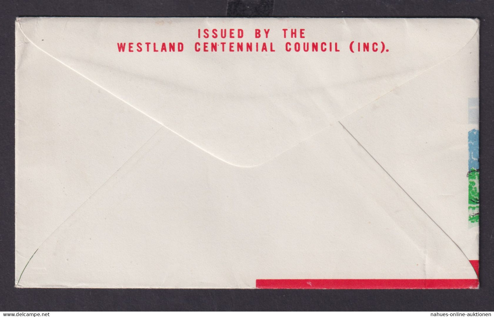 Flugpost Neuseeland Brief 389-391 Provinz Westland Destination Westland - Cartas & Documentos