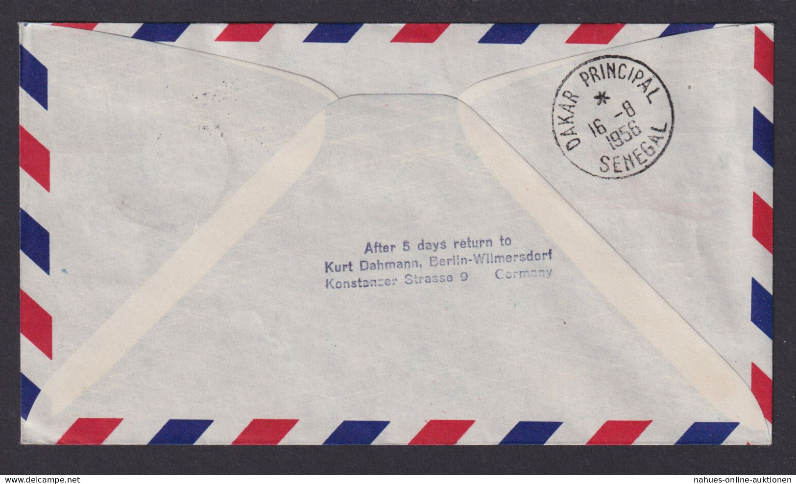 Flugpost Brief Berlin Privatganzsache Stadtbilder Auf Wunderbar Gestalteten GSU - Privé Postkaarten - Gebruikt