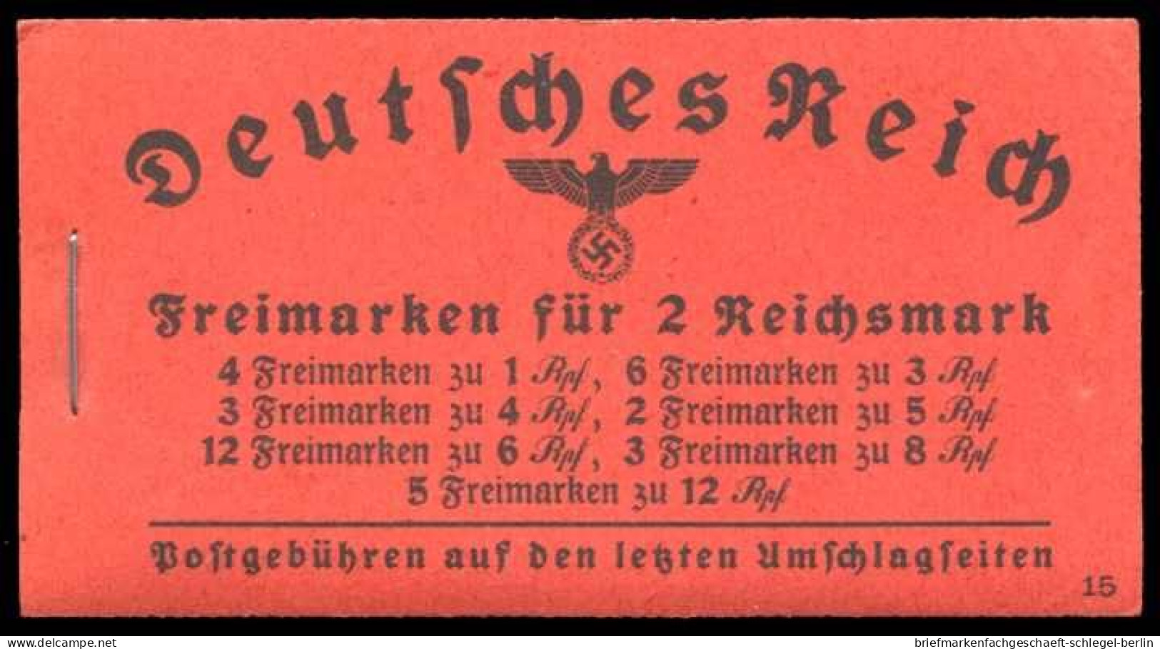 Deutsches Reich, 1940, MH 39.5, Postfrisch - Booklets