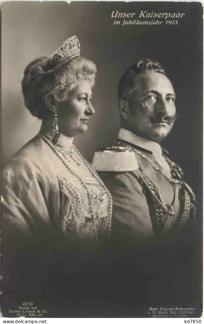 Kaiserpaar 1913 - Familles Royales