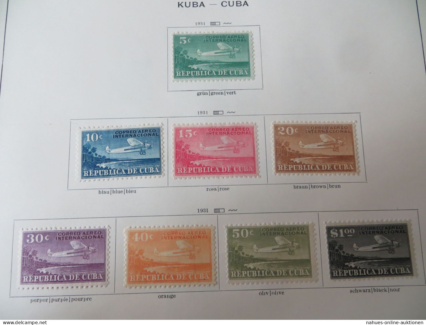 Kuba Cuba Karibik Übersee Nachlass gute Klassik Sammlung ab 1873