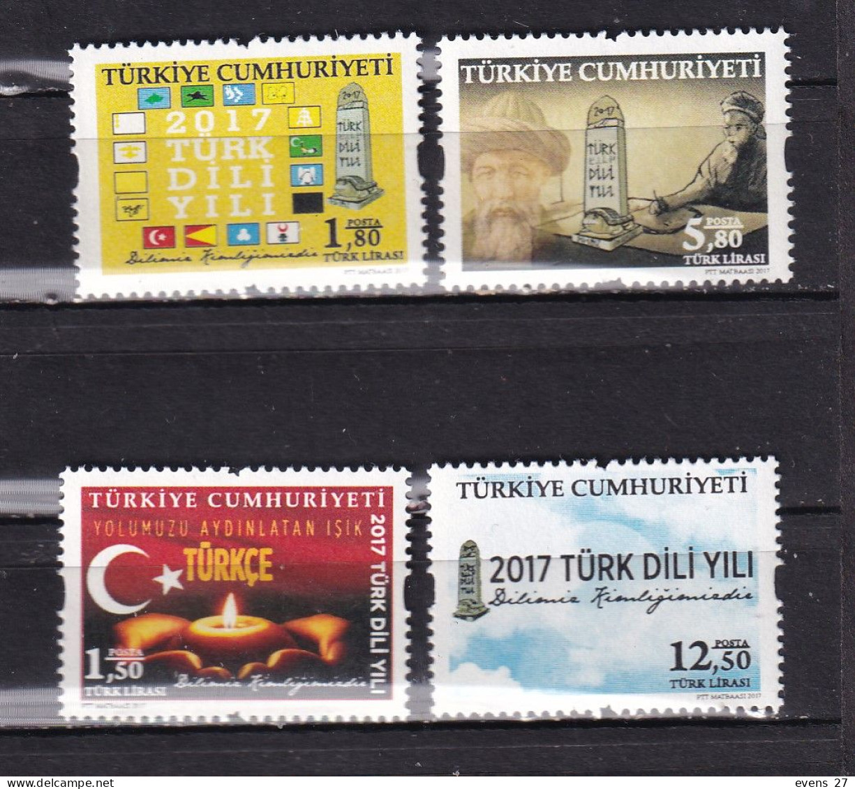 TURKEY-2017- LANGUAGE-SCIENCE YEAR-MNH - Unused Stamps