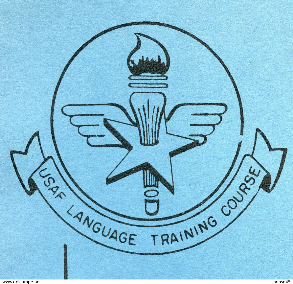 American Aviation English.Technical Phase.1955.HQ Officer Military Schools USAF.Lackland AFB.San Antonio.Texas. - Aviación