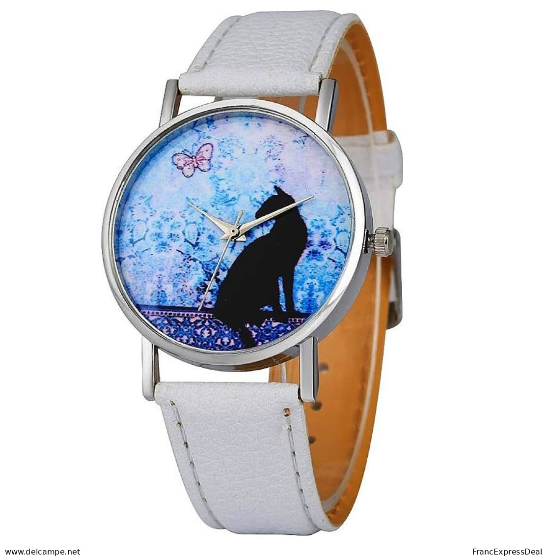 Montre à Quartz NEUVE Watch - Chat Noir Black Cat (Ref 2B) - Horloge: Modern