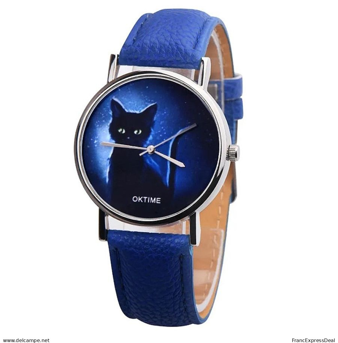 Montre à Quartz NEUVE Watch - Chat Noir Black Cat (Ref 1) - Montres Modernes