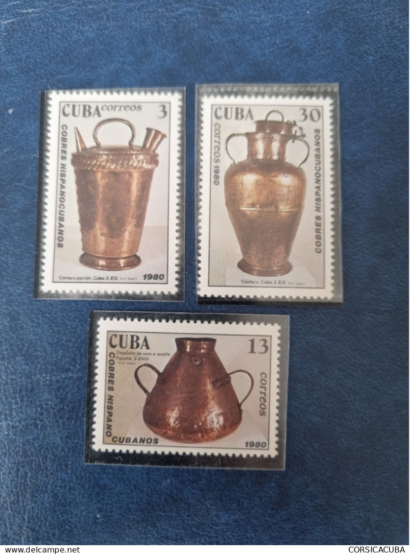 CUBA  NEUF   1980   COBRES  HISPANO-CUBANOS   //  PARFAIT  ETAT  //  1er  CHOIX  // - Unused Stamps