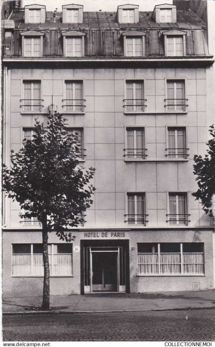 PARIS 14eme ,,HOTEL DE PARIS ,,,51 Avenue Du MAINE - Paris (14)
