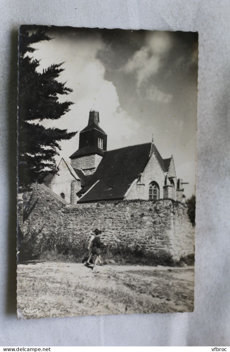 Cpsm 1951, Ile D'Arz, église, Morbihan 56 - Ile D'Arz