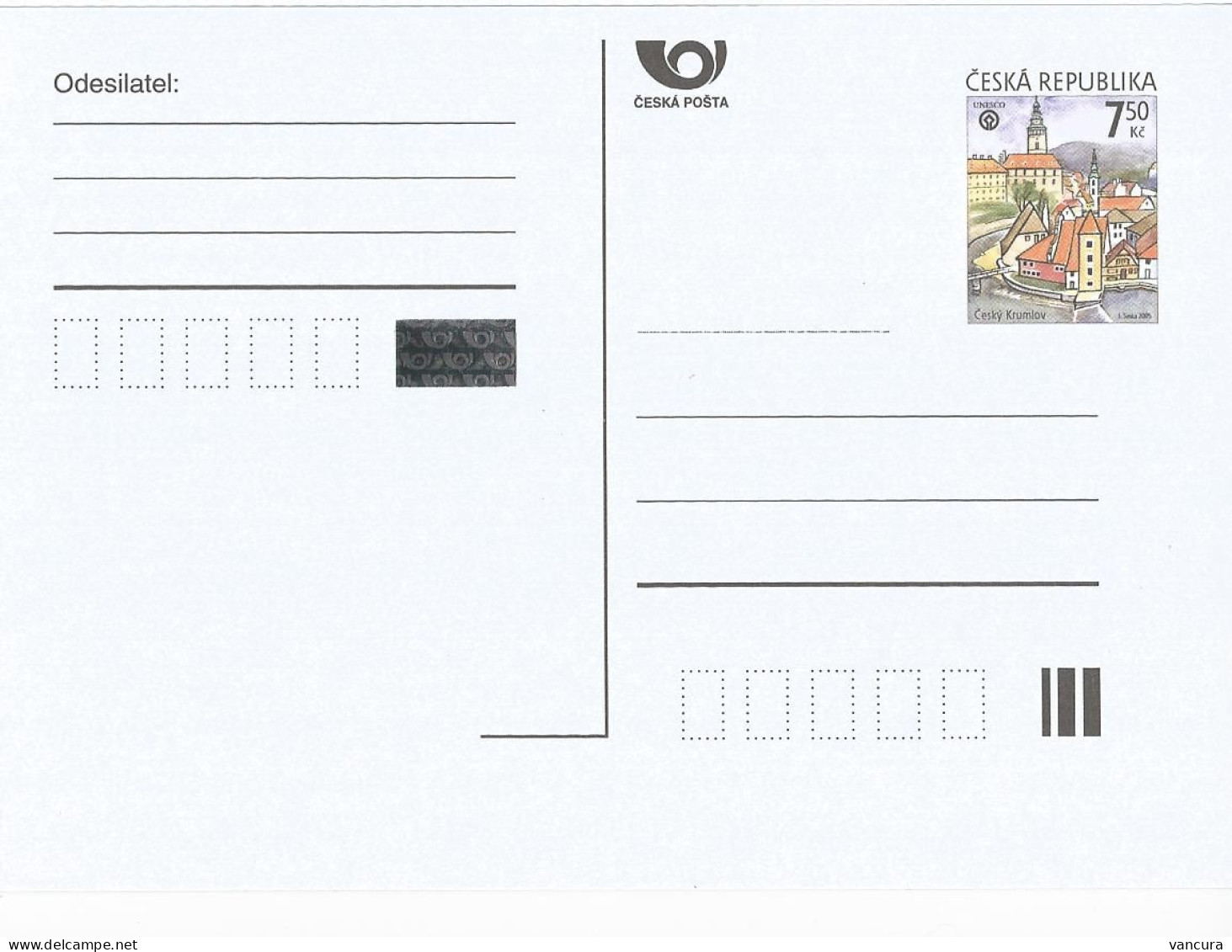 CDV 95 C Czech Republic Cesky Krumlov/Krummau 2007 - Postkaarten