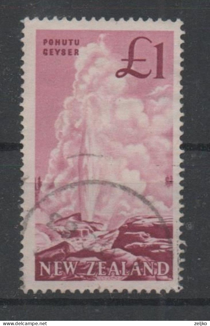 New Zealand, Used, Michel 412, Pohutu Geyser - Usati