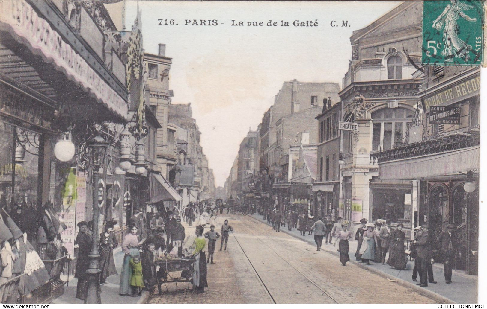 PARIS 14eme ,,la Rue De La Gaité - District 14
