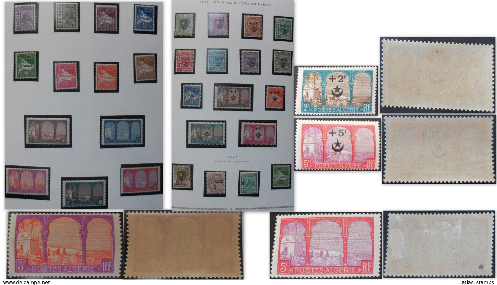 Algérie - 1924/87-  Collection  Neufs */** ,, Yvert# 1/919 + PA15/21 + Préo20/23 + Taxe 59/64 + Blocs 1/6 - Verzamelingen & Reeksen