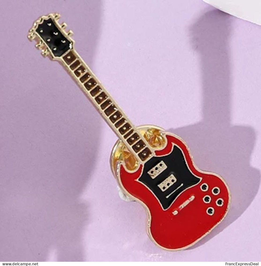 Pin's NEUF En Métal Pins - Guitare Electrique Rock Musique - Musique