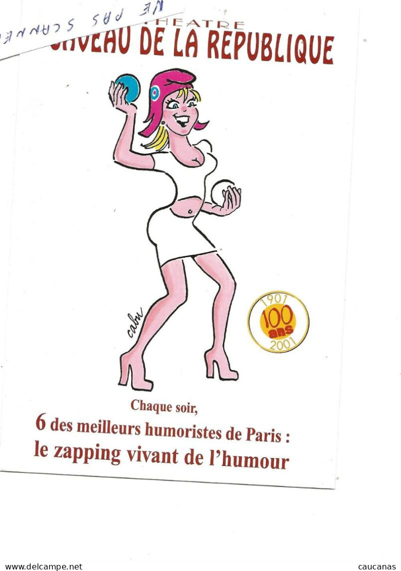 HUMOUR  Caveau De La République  Pub - Cabarets