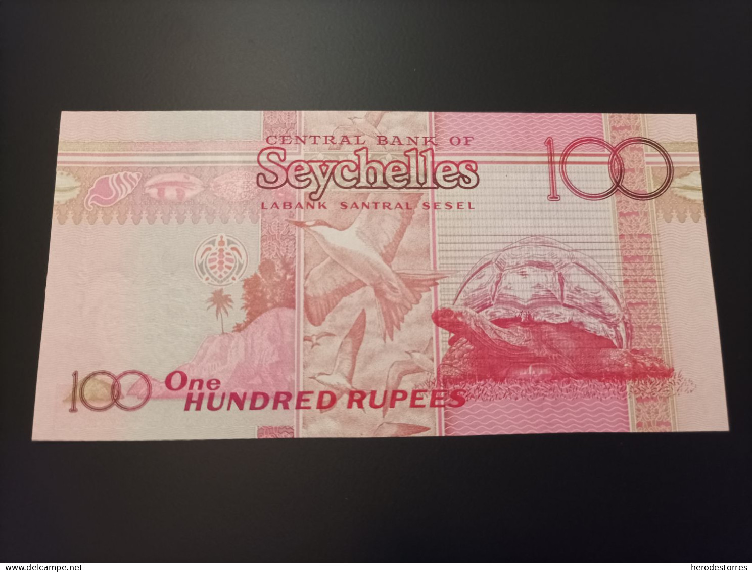 Billete Seychelles 100 Rupees, Año 2013, Conmemorativo Del 35 Aniversario, UNC - Seychelles