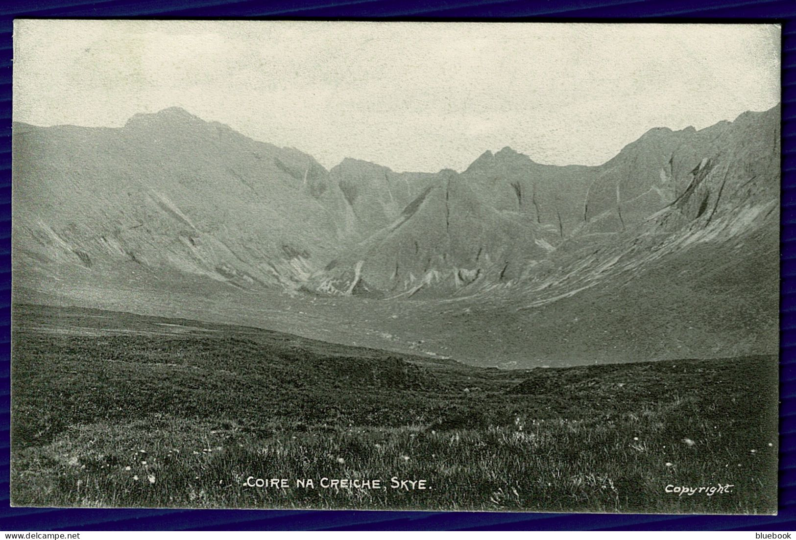 RB 1634 - Early Postcard - Coire Na Creiche Isle Of Skye - Message Recounts 1601 Battle - Inverness-shire