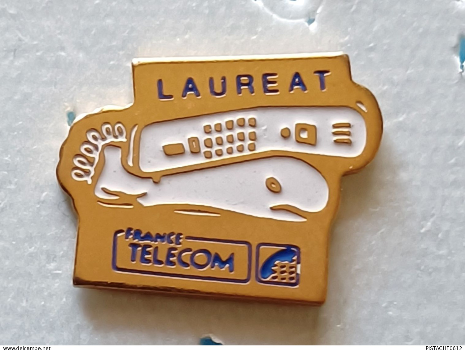 Pin's France Telecom Laureat Baleine Telephone - France Telecom