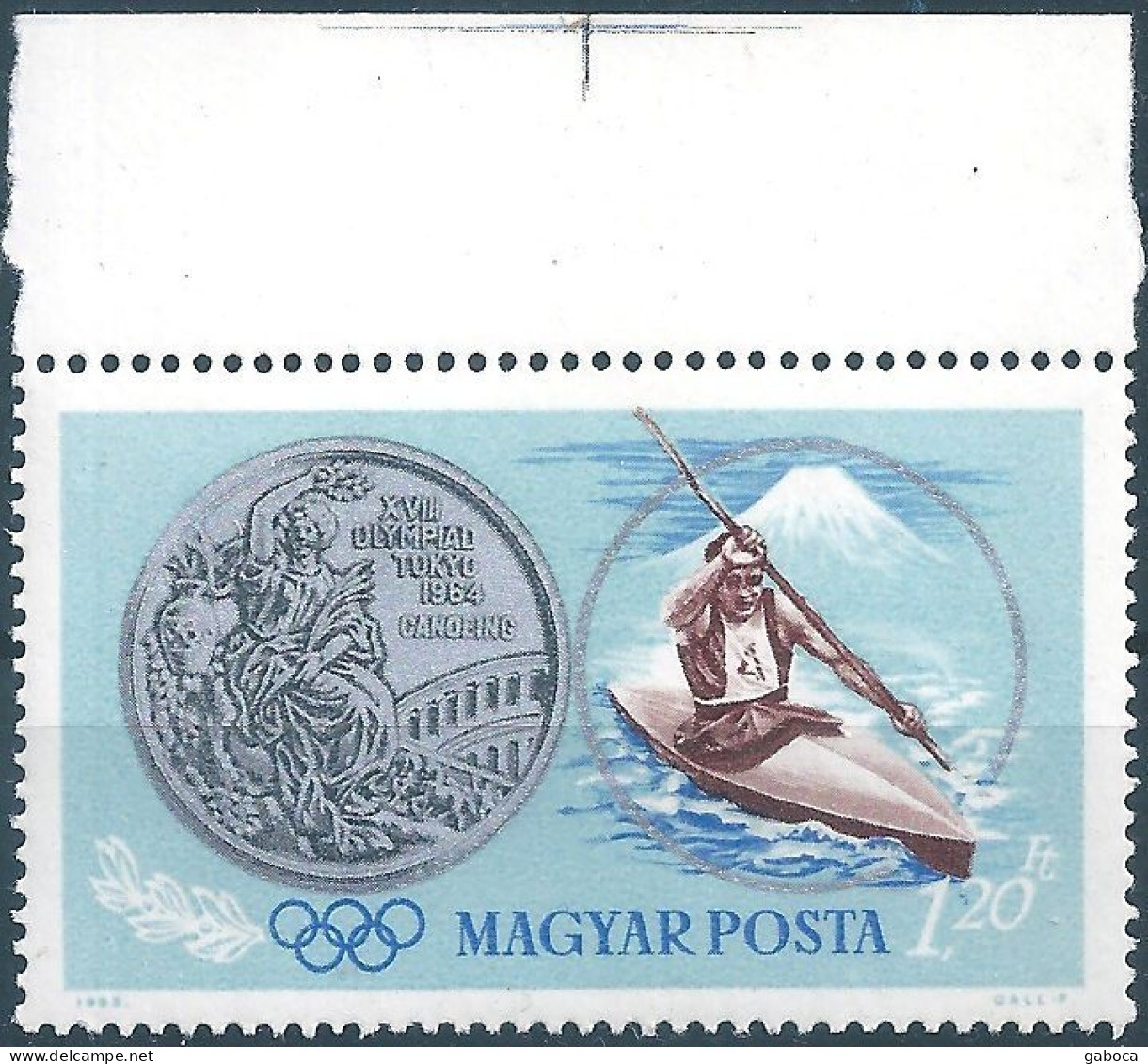 C5752 Hungary Olympics Tokyo Water Sport Kayaking  Medallist MNH RARE - Verano 1964: Tokio